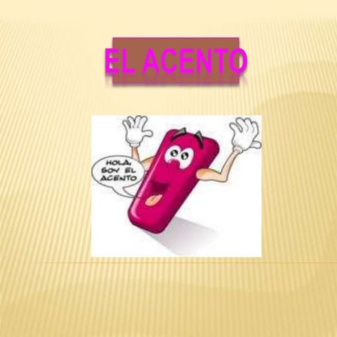 El acento