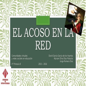 El acoso en la red