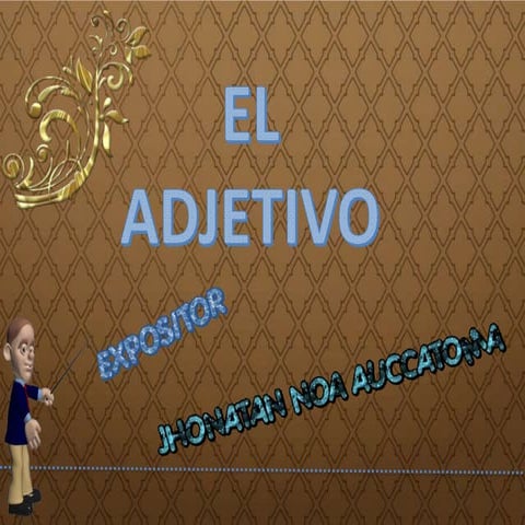 El  adjetivo