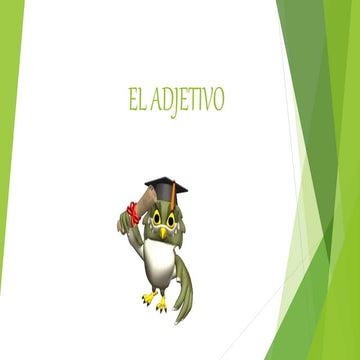 El adjetivo