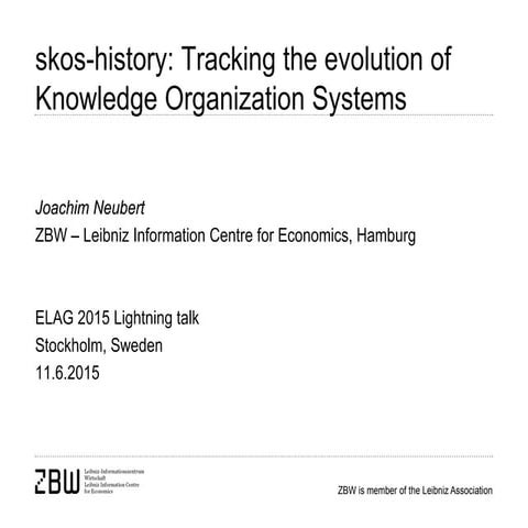 skos-history: Tracking the evolution of Knowledge Organization Systems