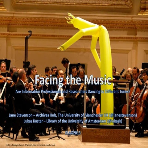 Facing the Music: ELAG 2013 Presentation