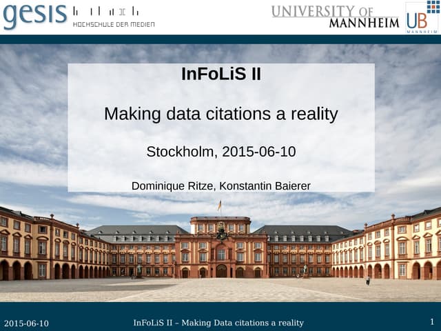 Infolis II @ ELAG2015