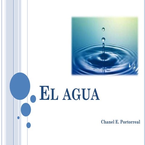 El agua