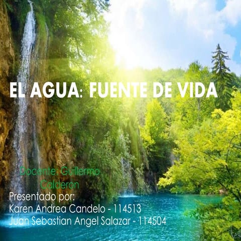 El Agua Pptx Pptx