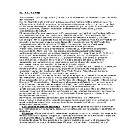 El aguacate