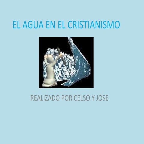 El agua en el cristianismo