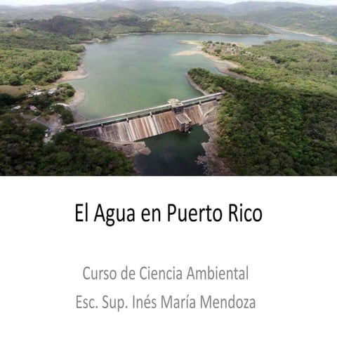 El agua en puerto rico