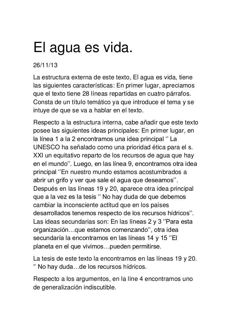El Agua Es Vida