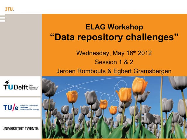 Elag workshop sessie 1 en 2 v10