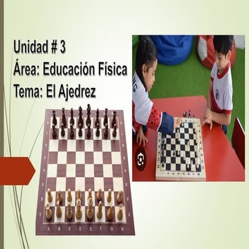 EL AJEDREZ PARA NIÑOS DE TERCER GRADO DE EDUCACION | PDF