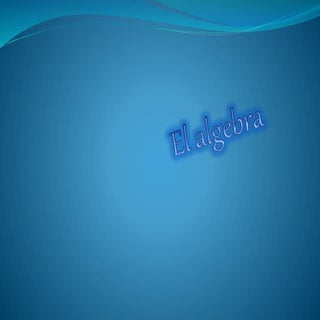 El algebra