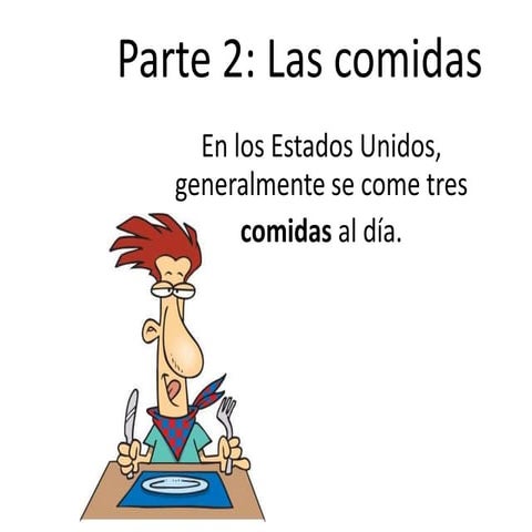 El almuerzo | PPTX