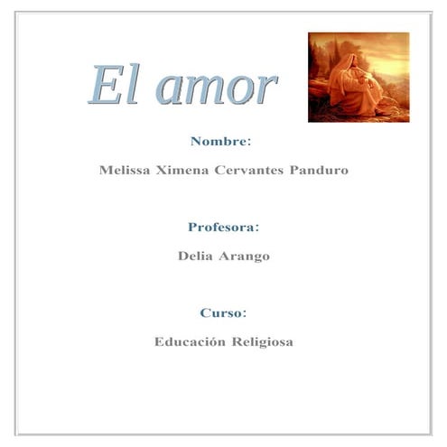 El amor