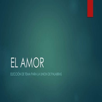 EL AMOR