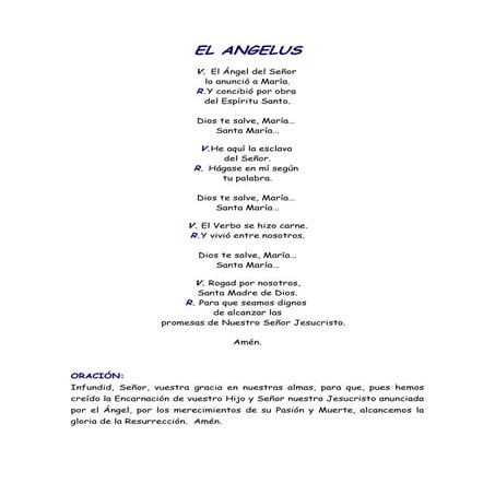 El angelus | DOCX