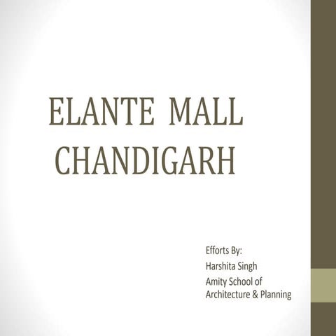 Elante mall chandigarh