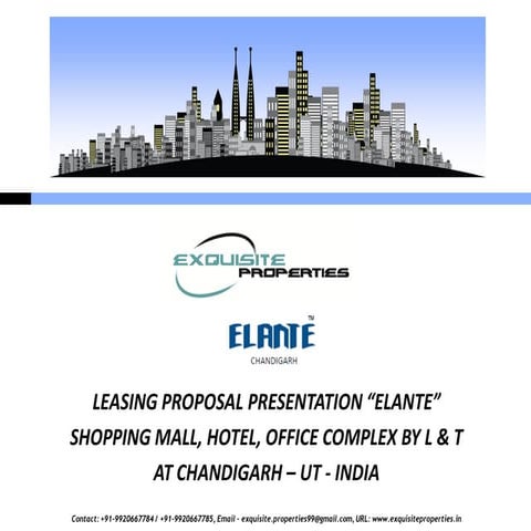 Elante shopping mall_chandigarh_l&t
