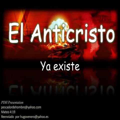 El anticristo ya existe