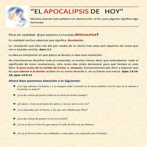 El Apocalipsis de hoy