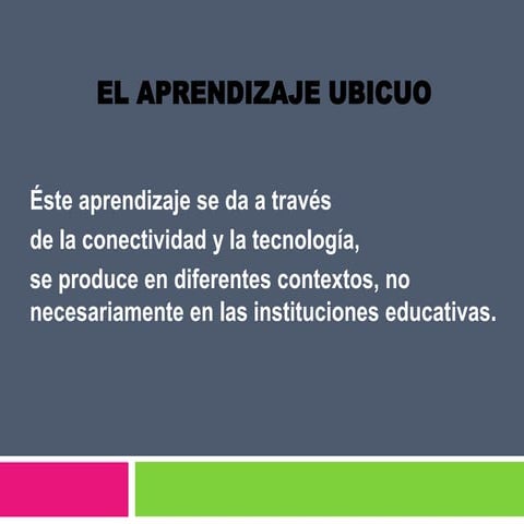 Aprendizaje Ubicuo | PPTX