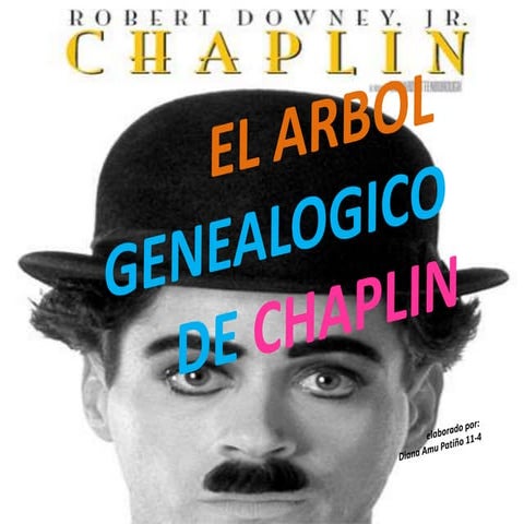 El arbol genealogico de chaplin | PPTX