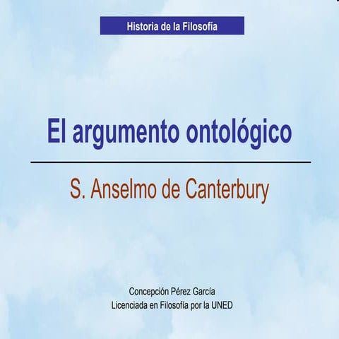 El Argumento Ontológico 2 0