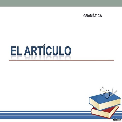 El artículo (gramática)