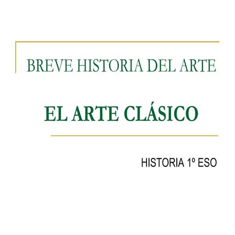 El arte de la antigua grecia | PPTX