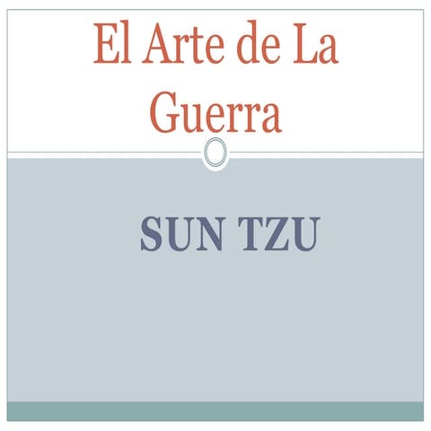 Obra El Arte De La Guerra Resumen es.slideshare.net