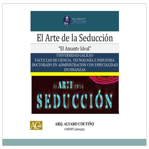El arte de la seducción  el amante ideal