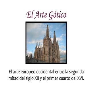 El arte gótico