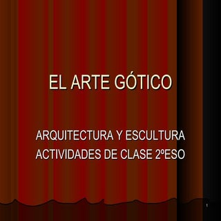 El arte gótico