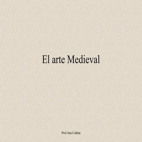 El arte medieval