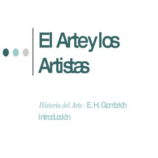 El Arte Y Los Artistas