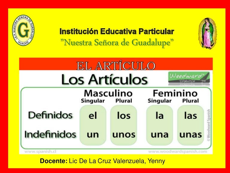 El articulo El articulo
