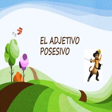 ADEJETIVO POSESIVO