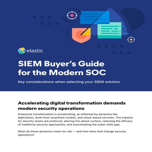 SIEM Buyer's Guide