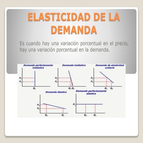 Elasticidad de la demanda juan