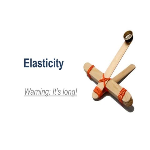 Elasticity - AS Economics | PPTX