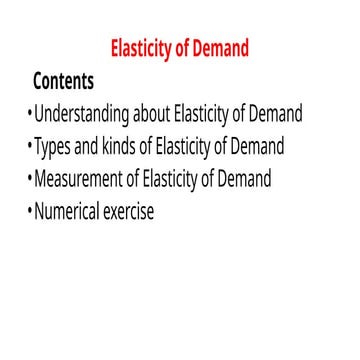 Comprehensive Guide to Elasticity of Demand: Types, Measurement, and ...