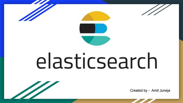 Elasticsearch   an overview