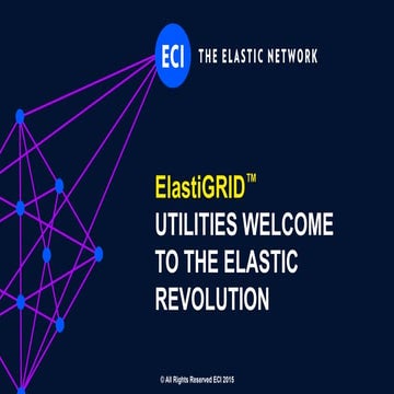 ECI - ElastiGRID™ - For utilities and strategic industries