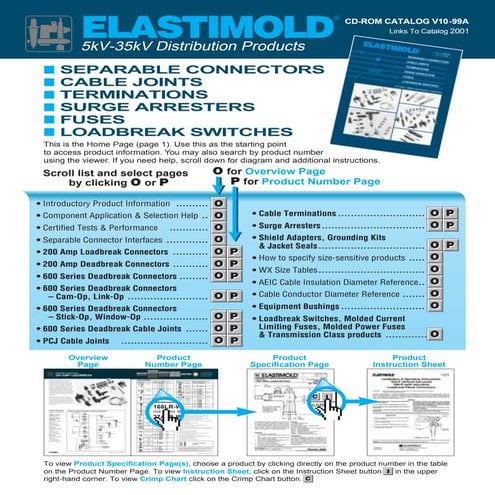 Elastimold Connectors - Loadbreak & Deadbreak Elbow & Bolted Tee Connectors -...