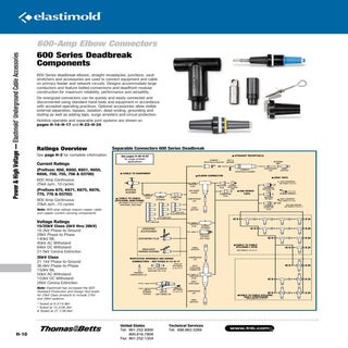Elastimold Connectors - Loadbreak &...