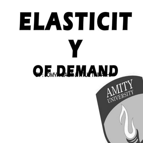 Elastisity of demand - case study 
