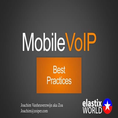 Everything you never wanted to know about mobile voip