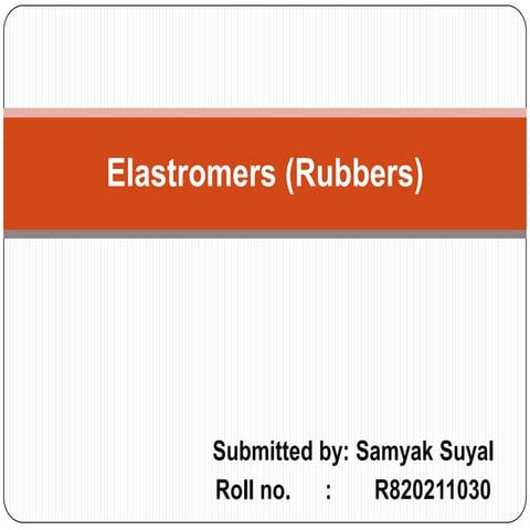 Elastomers(polymer)