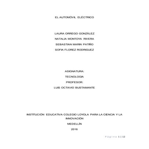 El automóvil eléctrico