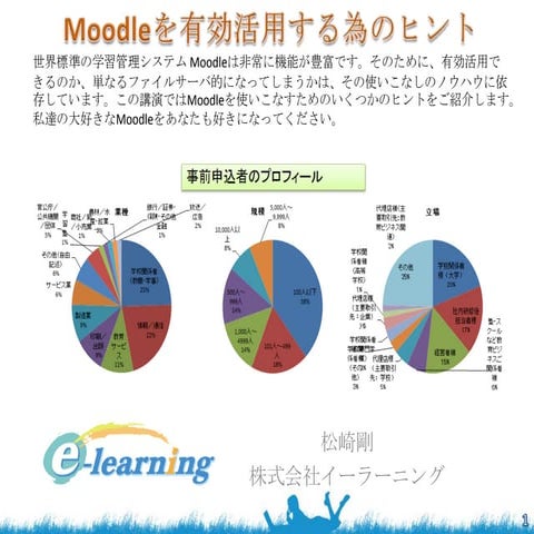 Moodleを有効活用する為のヒント